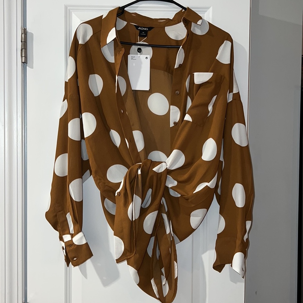 Oversized Polka dot Top